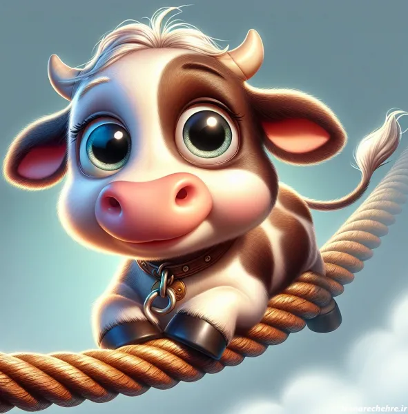  تصویر زمینه گاو کیوت