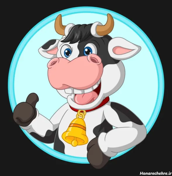 عکس گاو خنده دار