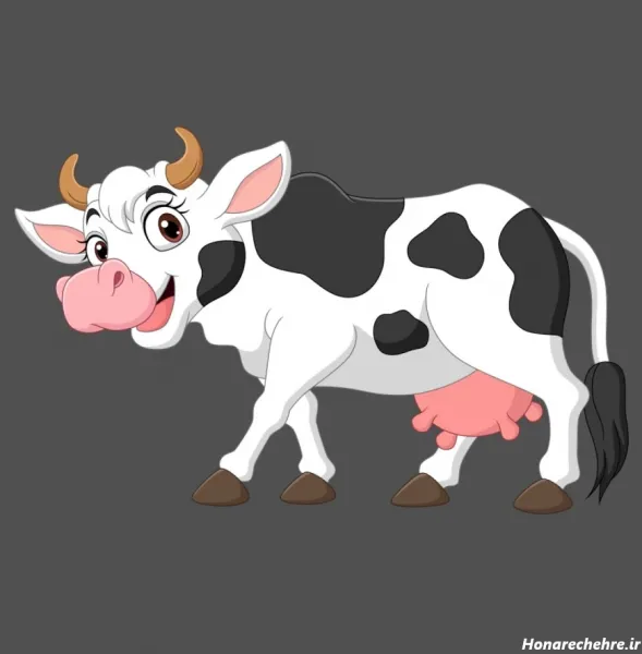  عکس گاو خنده دار