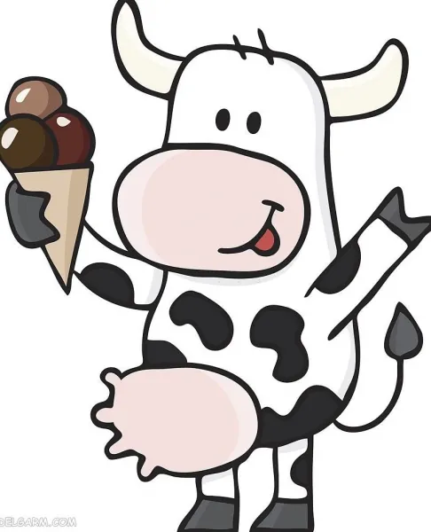  عکس گاو خنده دار