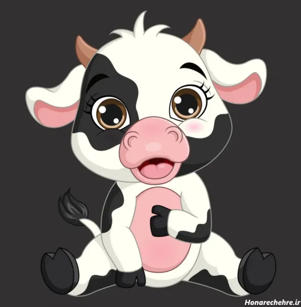  عکس گاو خنده دار