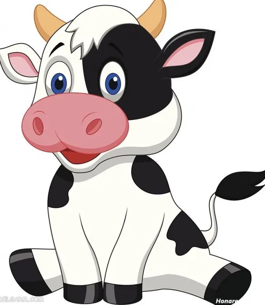  عکس گاو خنده دار