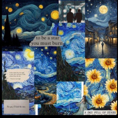  عکس شب پر ستاره ونگوگ