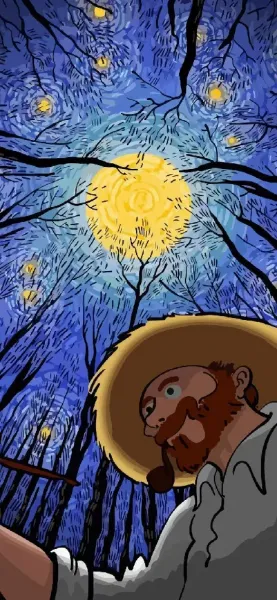  عکس والپیپر گلهای آفتابگردان ونگوگ