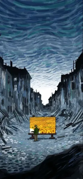  عکس با وایب ونگوگ