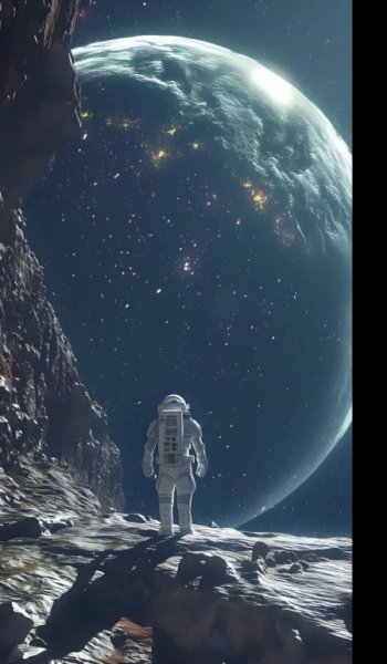 عکس سه بعدی فضانورد برای پروفایل پسرونه