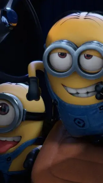  تصویر زمینه متحرک مینیون ها با چراغ قوه