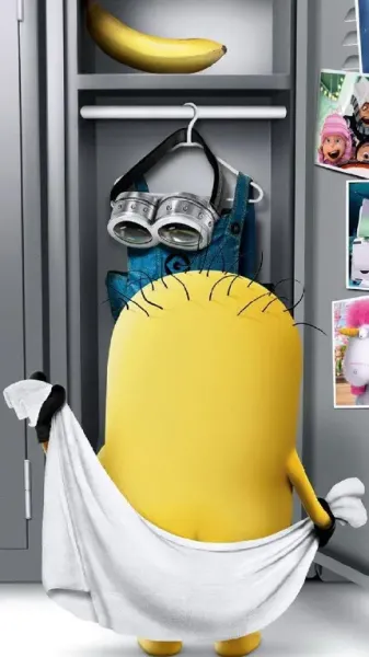  تصویر زمینه متحرک مینیون ها با چراغ قوه