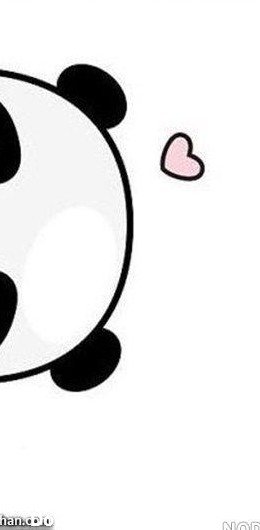  عکس سیاه و سفید خرس کارتونی پاندا