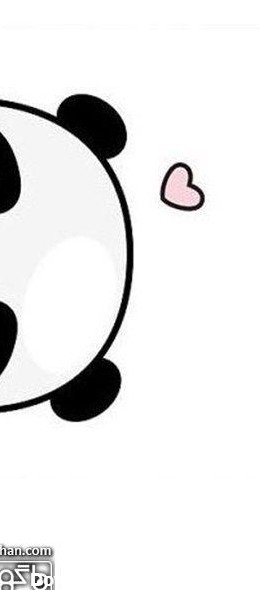  عکس سیاه و سفید خرس کارتونی پاندا