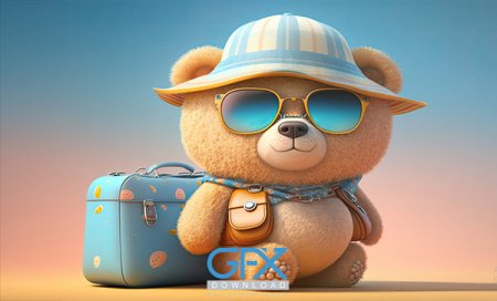  عکس پس زمینه خرس کارتونی عاشقانه