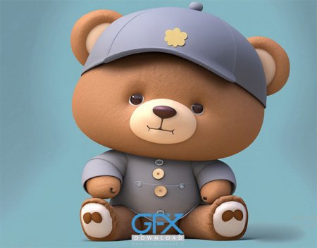  عکس پس زمینه خرس کارتونی عاشقانه