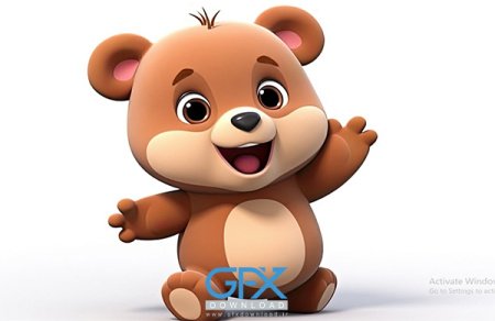  عکس پس زمینه خرس کارتونی عاشقانه