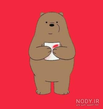  عکس خرس های کارتونی کیوت برای پروفایل دوستانه BFF