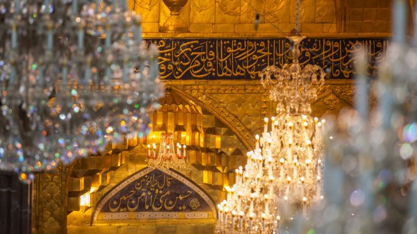 عکس بین الحرمین کربلا با کیفیت بالا