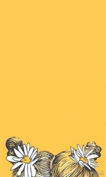  عکس پس زمینه زرد دخترانه