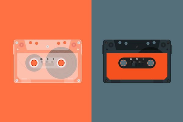  عکس نوار کاست برای تصویر زمینه