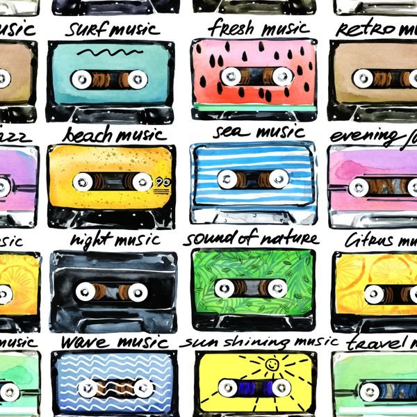 عکس نوار کاست برای پروفایل