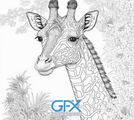  عکس زرافه بامزه برای موبایل