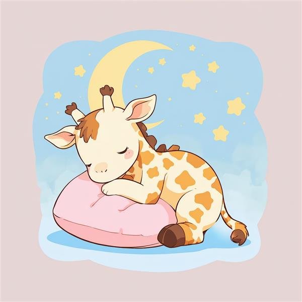  عکس زرافه کارتونی بامزه