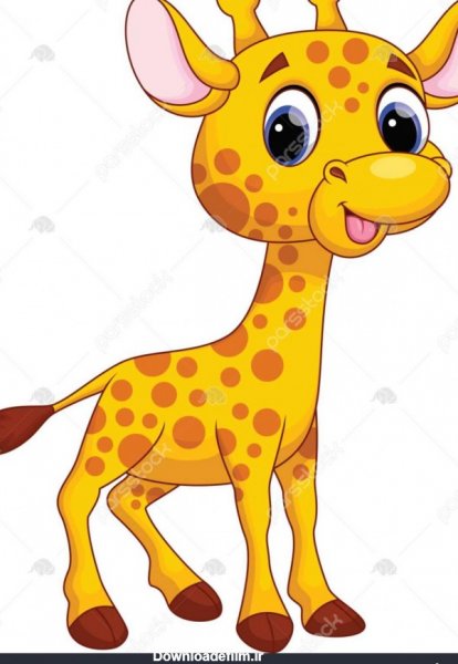  عکس زرافه خنده دار