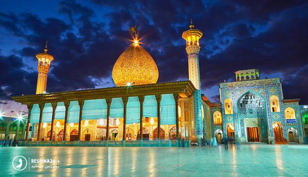  عکس آرامگاه شاه چراغ شیراز