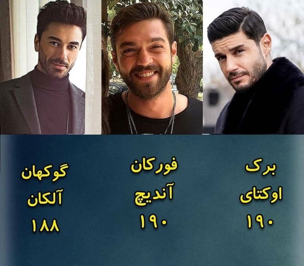  عکس همه بازیگران مرد ترکیه با اسم