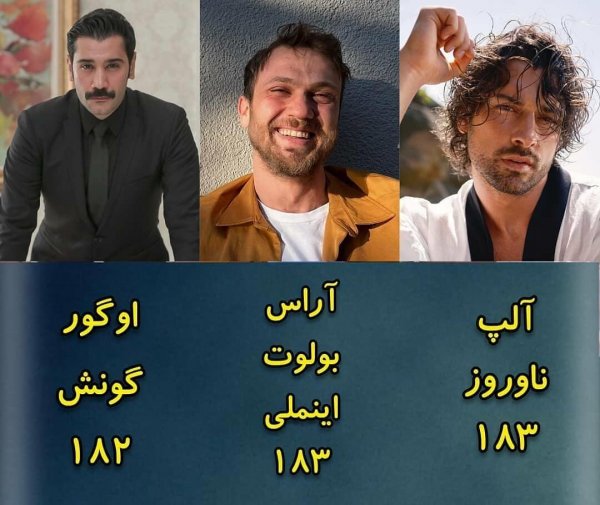  عکس همه بازیگران مرد ترکیه با اسم