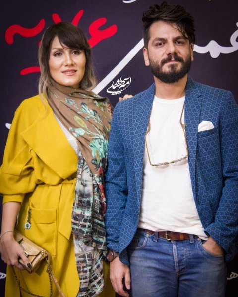  عکس بازیگران و همسرانشان جدید