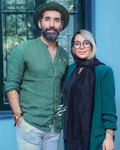  عکس بازیگران و همسرانشان جدید