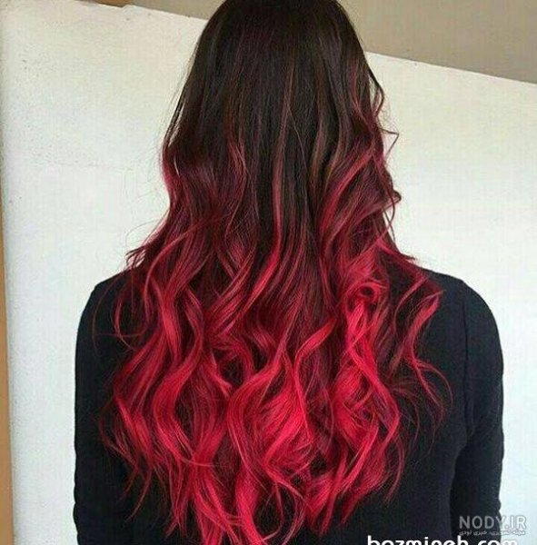  عکس زن جوان مو قرمز