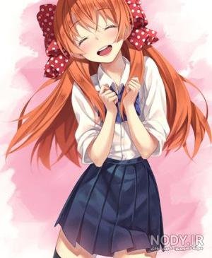  عکس دختر مو قرمز کارتونی