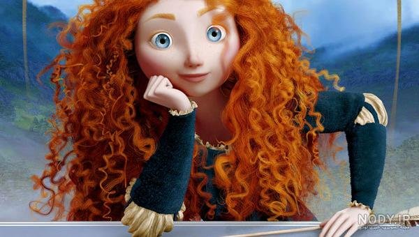  عکس دختر مو قرمز کارتونی