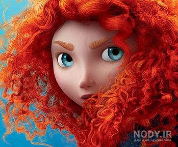  عکس دختر مو قرمز کارتونی