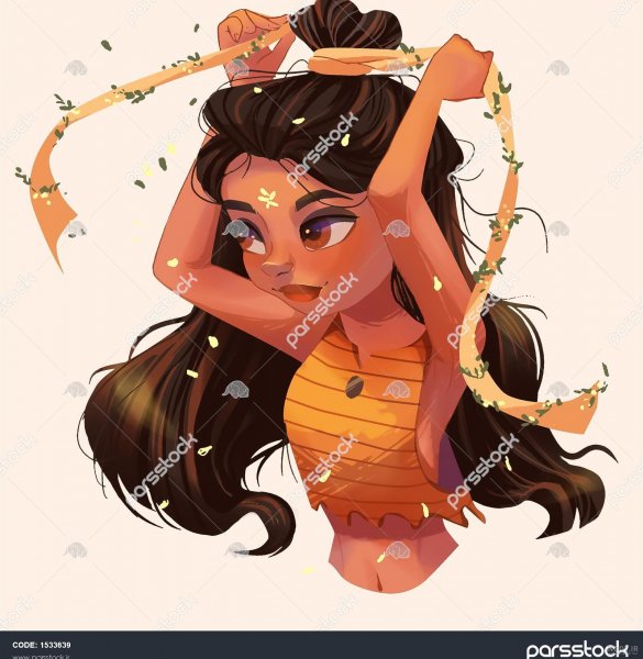  عکس دختر مو قرمز کارتونی