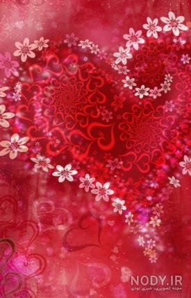  تصویر زمینه قرمز اکلیلی