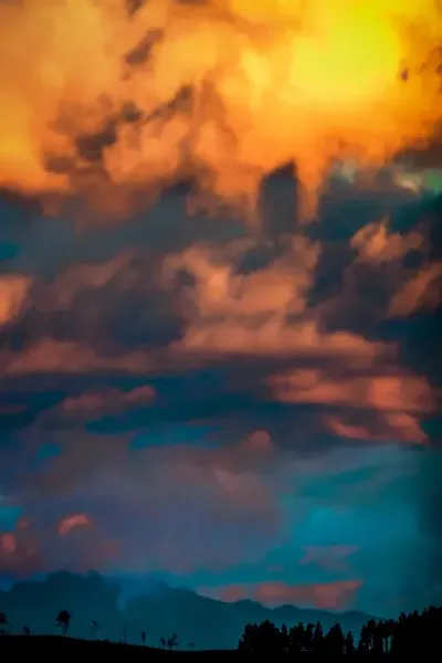  عکس پروفایل آبی و نارنجی