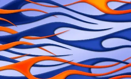  عکس پروفایل آبی و نارنجی