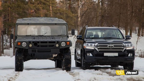  عکس تویوتا لندکروز پرادو در کوهستان