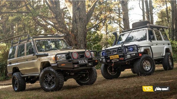  عکس تویوتا لندکروز پرادو در کوهستان