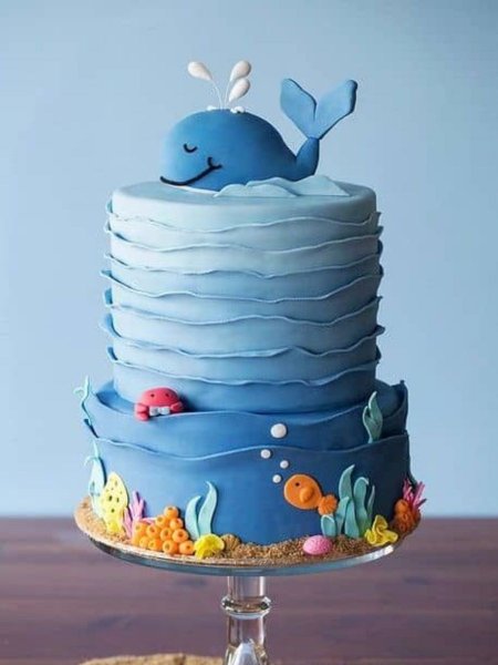  والپیر کیک تولد خوشگل دخترانه