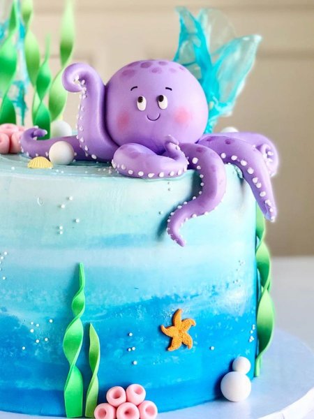  والپیر کیک تولد خوشگل دخترانه