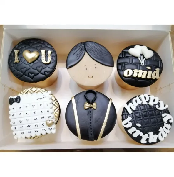  عکس کاپ کیک تولد عاشقانه