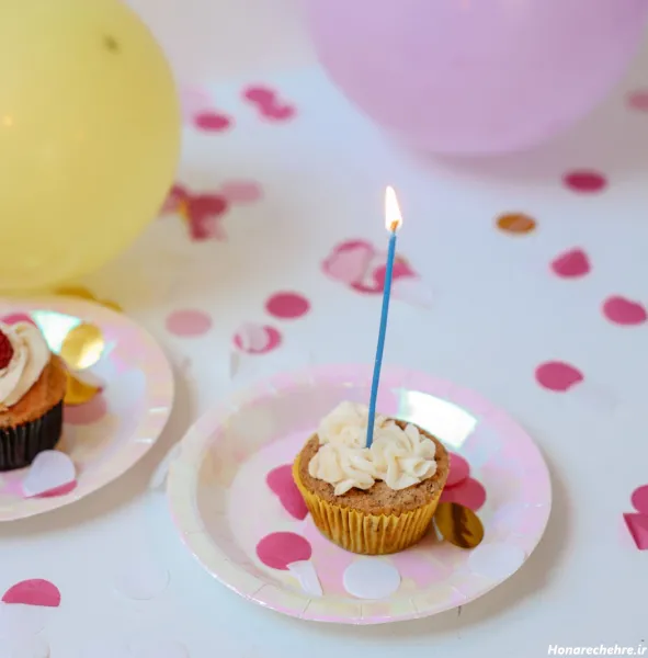  عکس شمع روشن روی کیک تولد برای پروفایل