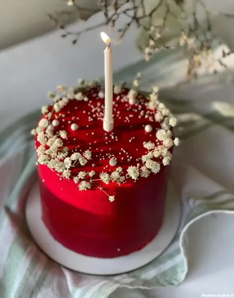  عکس شمع روشن روی کیک تولد برای پروفایل