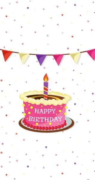  عکس کیک و شمع و بادکنک تولد