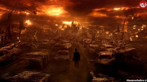 عکس بهشت و جهنم کودکانه