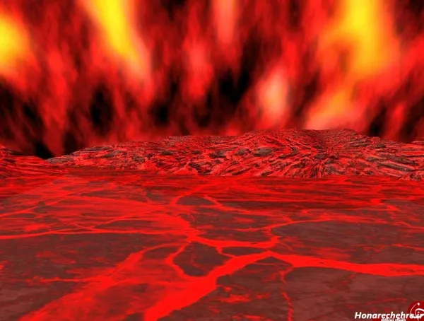 عکس بهشت و جهنم کودکانه