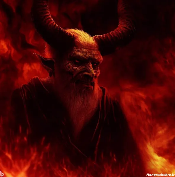 عکس بهشت و جهنم کودکانه