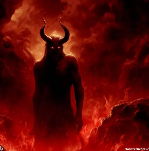 عکس بهشت و جهنم کودکانه